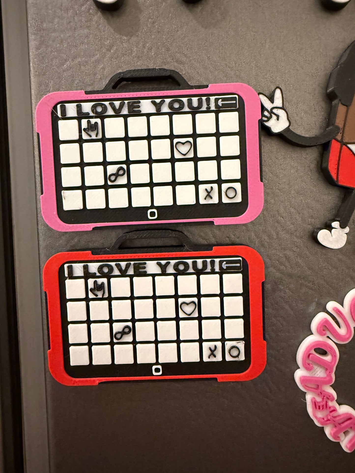 "I LOVE YOU" Valentines AAC Magnet