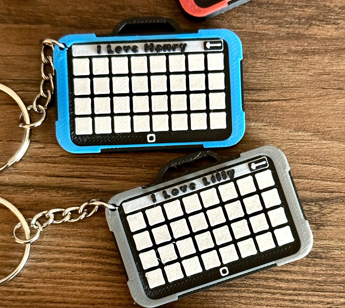 I love "Name here" AAC tablet keychain