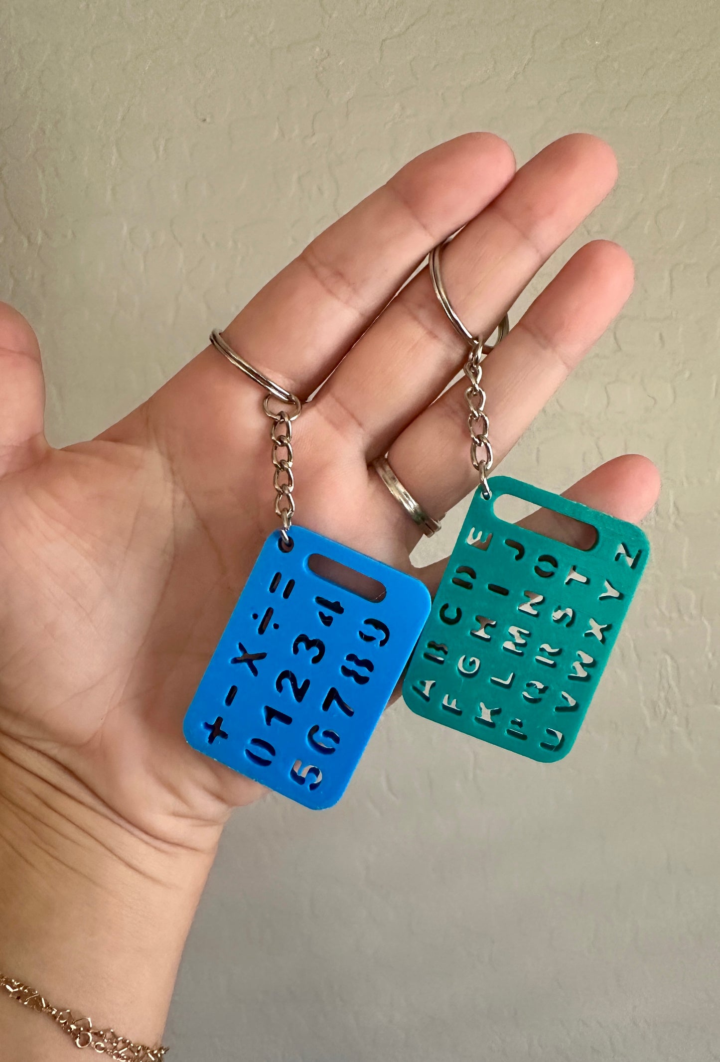 S2C Number Board Mini Keychain